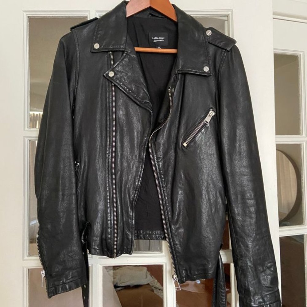 LAMARQUE Leather Jacket, XS